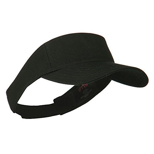 Youth Cotton Sun Visor - color: Black