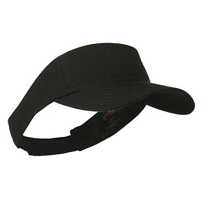 Youth Cotton Sun Visor - color: Black