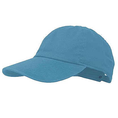 Glory Max 100% Cotton Baseball Cap Classic Plain Low Profile Golf Dad Hat Buckle Adjustable - color: Baby Blue