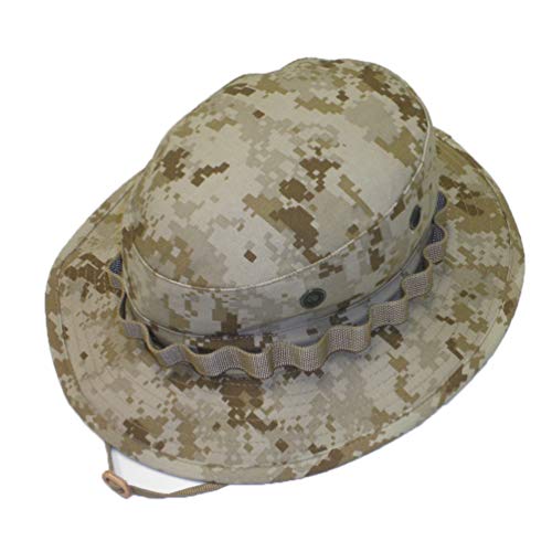 Government USMC Marine Camouflage Boonie Hat NO Emblem - size: 7 3/4-7 7/8