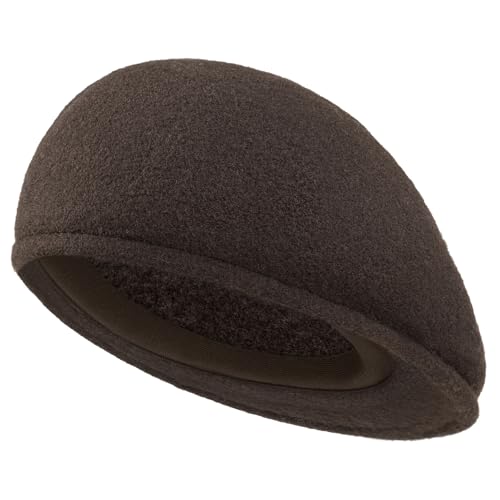 Wool Blend Mens Newsboy Caps, Classic Flat Cap Ivy Cabbie Gatsby Hat Winter Beret Hat for Men - color: Coffee