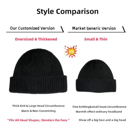 Red Ribbed Knit Beanie Cuffed Winter Hat Soft Warm Skull Cap for Men Women Adults - color: Royal Blue