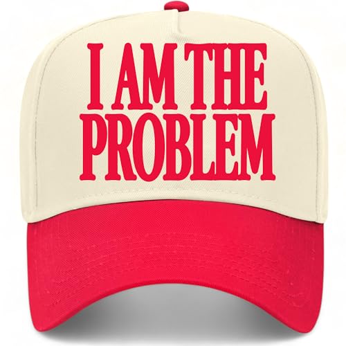 I Am The Problem Hat - color: Red/Natural