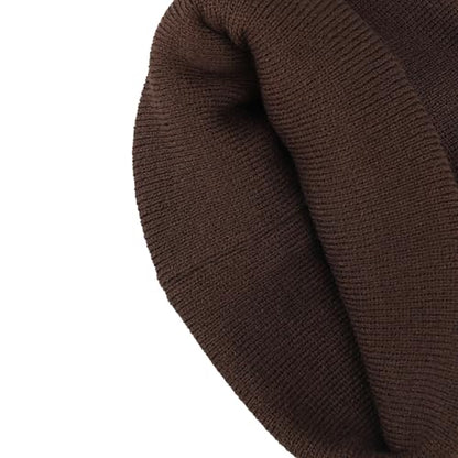 Levi's Mens All-Season Hero Beanie Soft Knit Cuffed Winter Hat, Warm & Comfortable Everyday Style - color: Chocolate