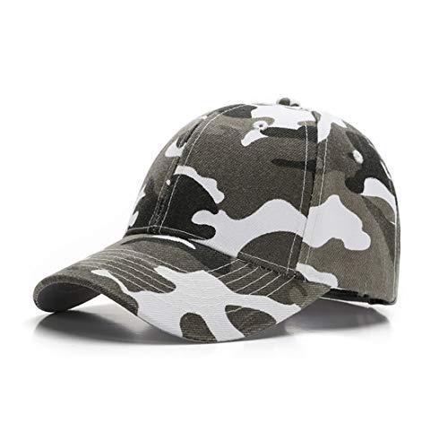 Durio Toddler Baseball Hat Adjustable Kids Hat for Boys Ages 3-8 - color: Black & White Camouflage