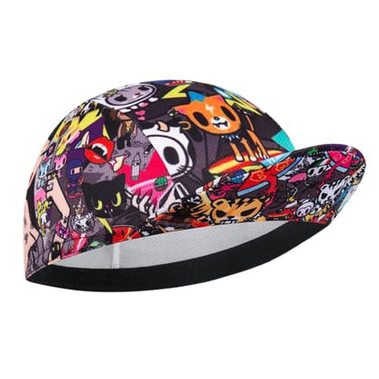 Cycling Cap for Man and Woman Cycling Hat Under Helmet-Polyester Breathable Sweat Absorbent - color: Flo-30