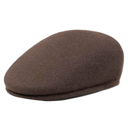 Wool Blend Mens Newsboy Caps, Classic Flat Cap Ivy Cabbie Gatsby Hat Winter Beret Hat for Men - color: Coffee