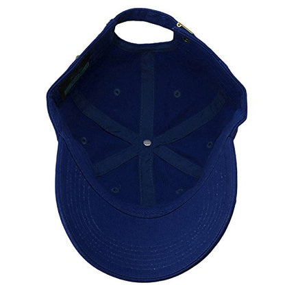 Falari Classic Baseball Cap Dad Hat 100% Cotton Soft Adjustable Size - color: Royal
