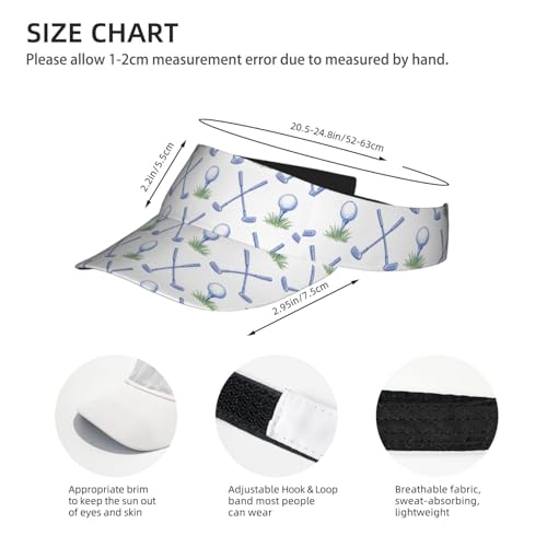Panda Sports Sun Visor Hats for Women Men - color: 21