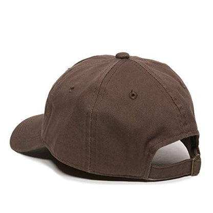 Pigeon Baseball Cap Embroidered Cotton Adjustable Dad Hat - color: Brown