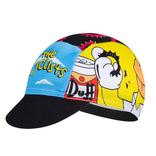 Cycling Cap for Man and Woman Cycling Hat Under Helmet-Polyester Breathable Sweat Absorbent - color: Bee-21