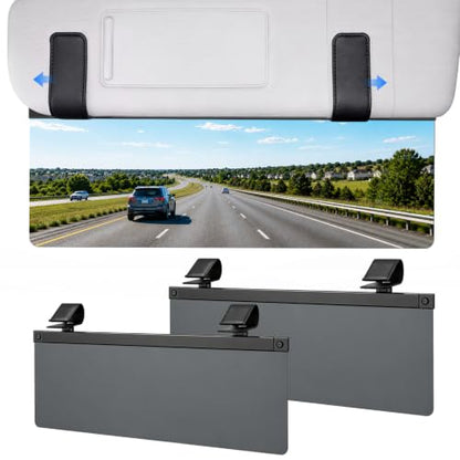Sun Visor Extender for Car, Adjustable Polarized Sun Visor Extender - size: 2Pack