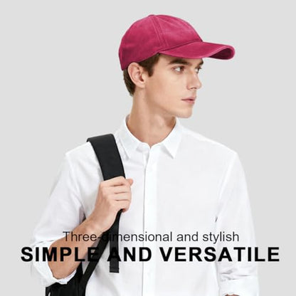 24Pack Baseball Cap Blank Trucker Hats Bulk Wholesale Hats Adjustable Plain for Men Women - color: Red