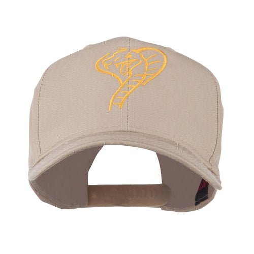Cobra Embroidered Cap - color: Khaki