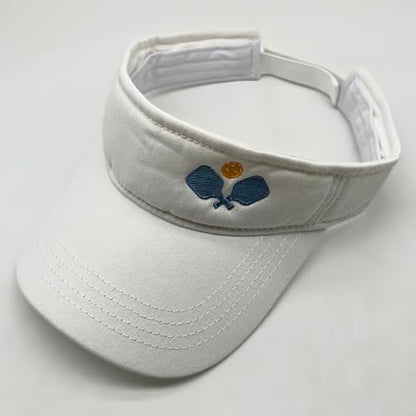 Embroidered Pickleball Visor Men Women,Gifts for Pickleball Lovers - color: White, style: Pickleball Sport