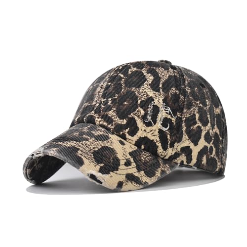 Classic Vintage Distressed Baseball Cap, Washed Cotton, Adjustable Fit - color: B-black & Kahki