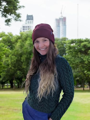 FURTALK Beanie Hat for Men Women Winter Hats for Women Men Soft Warm Unisex Cuffed Beanie Knitted Skull Cap - color: C-maroon