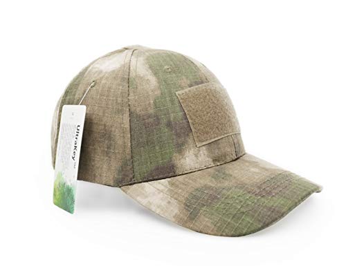 UltraKey Military Tactical Operator Cap, Outdoor Army Hat Hunting Camouflage Baseball Cap - color: Ruin Grey Camouflage