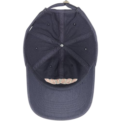 E BY ELIDAN Boston EST 1630 Dad Hat, Embroidered Cotton Baseball Cap - color: Navy Est 1630 Pink