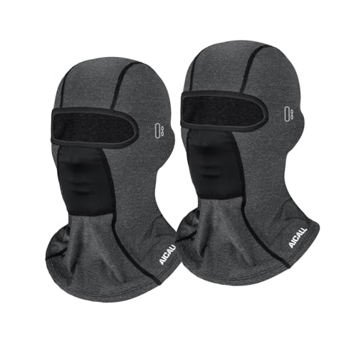 Balaclava Ski Mask Waterproof Anti-Fogging Windproof Winter Gear Thermal Face Mask for Men Women - color: Gray 2