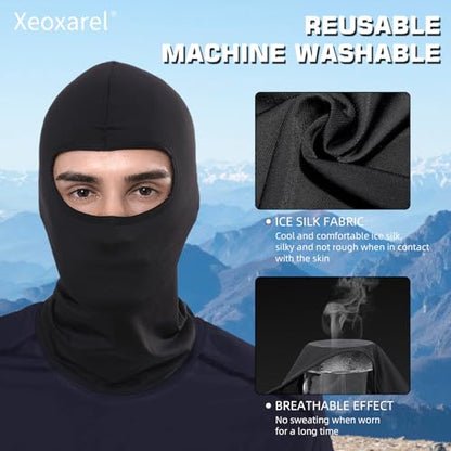 Xeoxarel Balaclava Ski Mask for Men/Women (Available in 2/3/4/5/36 Pack) - color: Pink