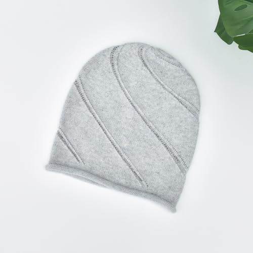 Women's Knitted Angora Wool Hat for Autumn and Winter Warm and Stylish with Rolled Brim and Slanted Rhinestones Cap - color: New-silver