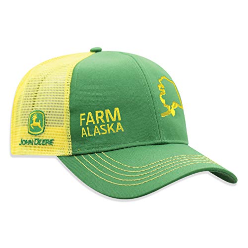 John Deere Farm State Pride Contrast Mesh Back Core Baseball Cap - color: Alaska