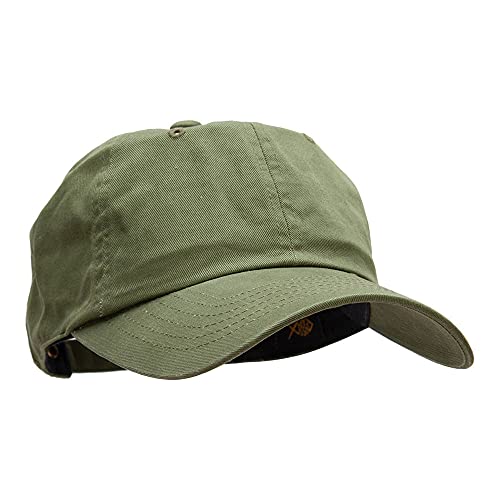 Nissi Unstructured Cotton Twill Washed Cap - color: Army Green
