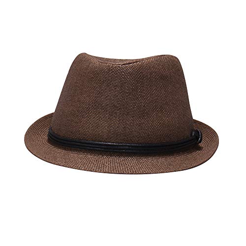 Levi's Men's Straw Fedora Hat - color: Brown Straw, size: Small-Medium