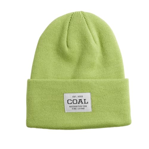 Coal Uniform Tall Cuffed Beanie - Oversized - color: Acid Green