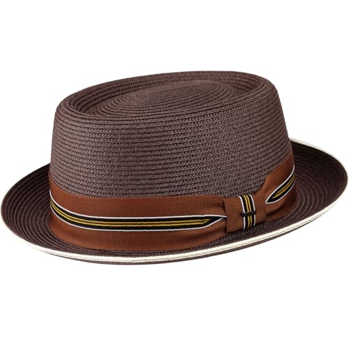 Bailey 1922 Carver Pork Pie Hat - Dusty Olive/XXL - color: Java Bean, size: Small