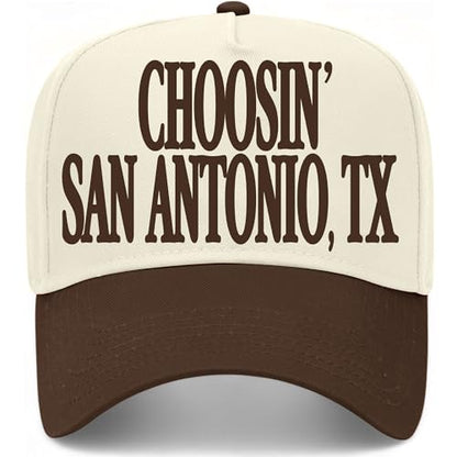 Choosin' San Antonio Texas Hat - color: Brown/Natural