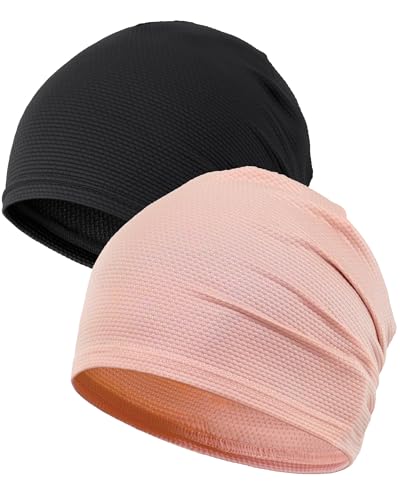 ROYBENS Cooling Skull Caps for Men, Cooling Hats for Women, Summer Beanie - color: Multicolor F