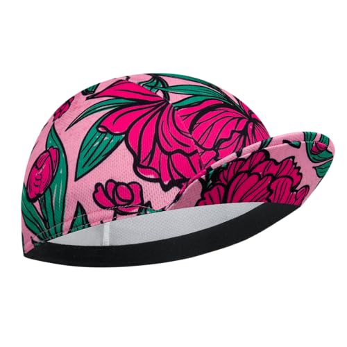 Cycling Cap with Sun Visor, Lightweight Polyester Bike Hat for Men & Women - color: Ck8