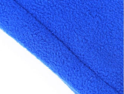 Kids Balaclava-Hat Winter Polar-Fleece-Ski-Face-Mask for Cold-Weather Windproof Thermal Hooded-Scarf Snowboarding Neck-Gaiter - color: Blue