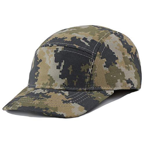 The Hat Depot Exclusive Made in USA Cotton 5 Panel Unstructured Outdoor Cap - color: Camo2
