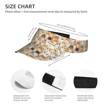 Panda Sports Sun Visor Hats for Women Men - color: 30