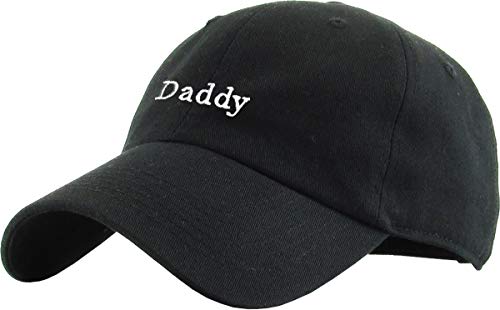 KBETHOS Daddy Dad Hat Pineapple Vacation Baseball Cap Vintage Distressed Classic Polo Style Adjustable - color: A Black Daddy Classic