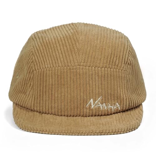 Clakllie Corduroy 5 Panel Hat Short Brim Baseball Cap Urban Street Flat Bill Hats Cooling Trucker Hats Snapback Fitted Cap - color: Cdus-sb25q92-khaki