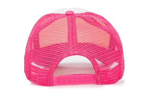 Kids-Girls-Trucker-Hat Adjustable-Baseball-Cap Toddler Mesh Sun Hats 2-6Y - color: Red