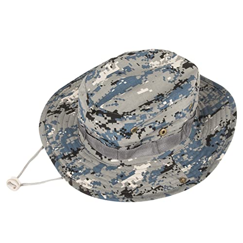 Sun Hats for Men Women Bucket Hat UPF 50+ Boonie Hat Foldable UV Protection Hiking Beach Fishing Summer Safari - color: 1pack-blue-1