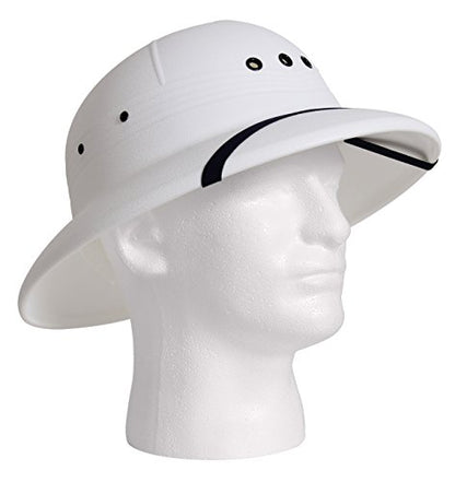 Rothco Pith Helmet - Safari-Style Hat for Sun Protection for Outdoor Adventures - color: White