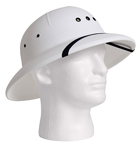 Rothco Pith Helmet - Safari-Style Hat for Sun Protection for Outdoor Adventures - color: White