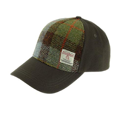 Tartan Baseball Cap in Harris Tweed by Glen Appin Of Scotland Limited - color: Colour 15 Gunn Tartan