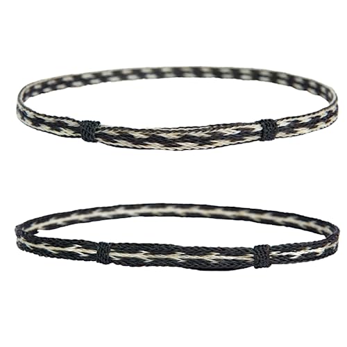 Gamboa Horsehair Hat Band for Cowboy Hats - color: Cowboy Black