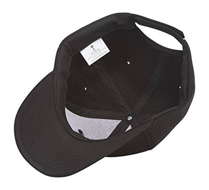 TOP HEADWEAR Adjustable Baseball Structured Cap Hat - color: Black