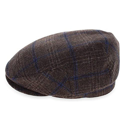 Belfry Wool Blend Tweed Flat Caps Mens Womens 5 Colors - color: Kaynebrown, size: XX-Large