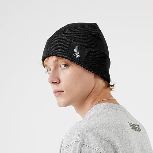 Cool Graphic Beanie for Men and Women - Black - color: Skeleton12