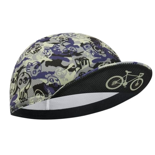 Cycling Cap for Man and Woman Cycling Hat Under Helmet-Polyester Breathable Sweat Absorbent - color: Aplan-22