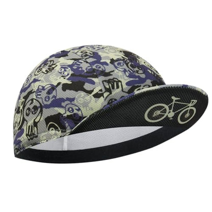 Cycling Cap for Man and Woman Cycling Hat Under Helmet-Polyester Breathable Sweat Absorbent - color: Aplan-22